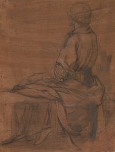 Seated Man Seen from Behind