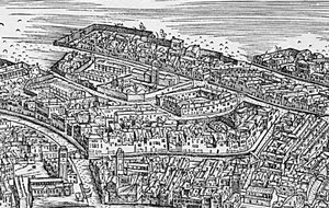 Grande Pianta Prospettica - Venice, c.1500 (detail) by Jacopo de Barbari