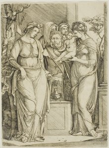 Sacrifice to Priapus, the larger plate