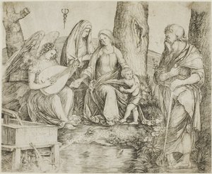 The Holy Family by Jacopo de