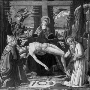 Lamentation of Christ by Jacopo del Sellaio