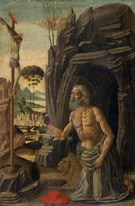 St. Jerome as a Penitent by Jacopo del Sellaio