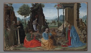 The Mystical Nativity by Jacopo del Sellaio
