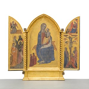 Madonna and Child; Annunciation; Crucifixion and Saints by Jacopo di Cione