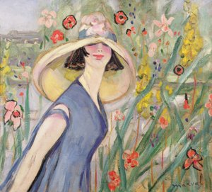 Woman in a Round Hat