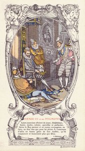 King Henry III of France and His Favourites, the Mignons by Jacques Emile (after) Blanche