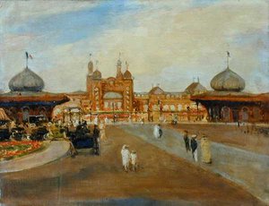 Elegant Figures at the Franco-British Exhibition of 1902