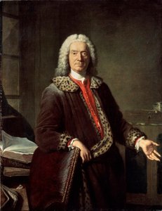 Portrait of the poet and tragedian Prosper Jolyot de Crébillon by Jacques Andre Joseph Camelot Aved