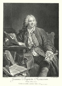 Jean-Baptiste Rousseau, French poet and playwright by Jacques Andre Joseph Camelot (after) Aved