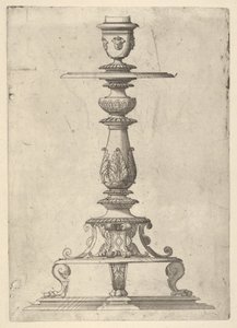 Design for a Candlestick, 1548-49 by Jacques Androuet Du Cerceau