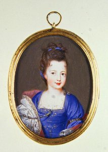 Miniature of Princess Louise Stuart, c.1700