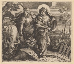 Flight into Egypt by Jacques Antoine Friquet de Vauroze