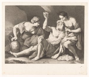 Lot Drunk by His Daughters