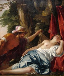 Mars and the Vestal Virgin by Jacques Blanchard