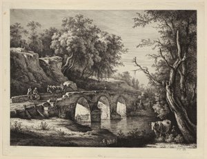 View of Rue Neuve in Nancy by Jacques Callot