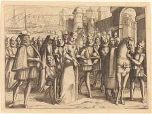 Arrival at Valencia by Jacques Callot