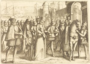Arrival at Valencia by Jacques Callot
