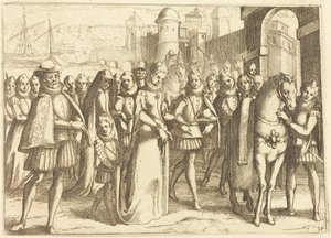 Arrival at Valencia by Jacques Callot
