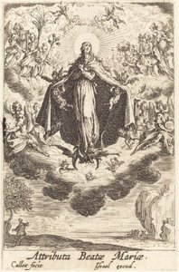 Attributes of the Virgin by Jacques Callot