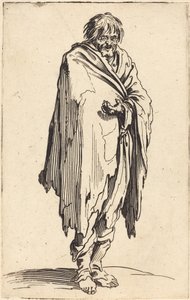 Beggar with Bare Head and Feet, c.1622