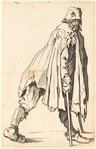 Beggar with Crutches and Cap