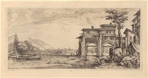 Massacre of the Innocents at Bethlehem [Plate 1] by Jacques Callot