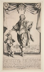 Claude Deruet (Portrait of Deruet) by Jacques Callot