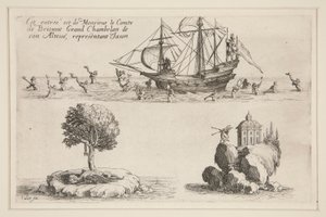 Combat at the Barrier, This Entry is by Monsieur le Comte de Brionne Grand Chamberlain of His Highness, Representing Jason