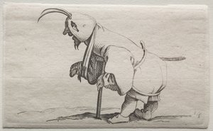 Cripple with a Hood by Jacques Callot