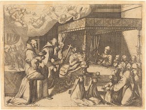Death of the Queen by Jacques Callot