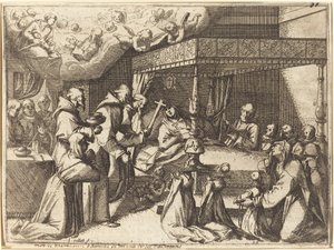 Death of the Queen by Jacques Callot