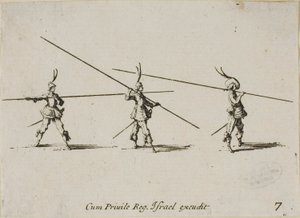 Drill with the Musket, plate seven from The Military Exercises