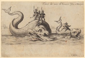 Entry of the Prince of Pfalzburg, Plate 2 from the Series "The Tournament" by Jacques Callot