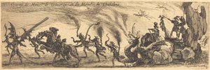 Entry of M. de Couvonge and M. de Chalabre [extra plate] by Jacques Callot