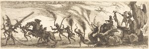 Entry of M. de Couvonge and M. de Chalabre by Jacques Callot
