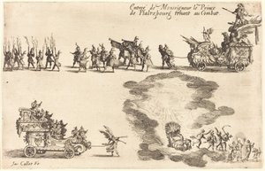 Entry of the Prince of Pfaltzbourg by Jacques Callot