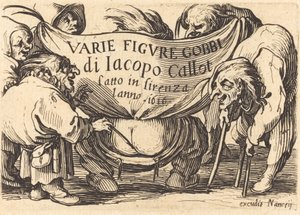 Frontispiece for "Various Hunchback Figures" by Jacques Callot