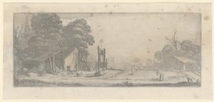 Garden with Workers by Jacques Callot