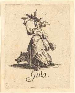 Gluttony, probably after 1621 by Jacques Callot