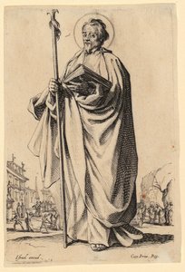 Saint Paul, Sheet 5 of the Series "Jesus, the Twelve Apostles and Mary" by Jacques Callot
