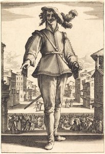 The Captain, or The Lover by Jacques Callot