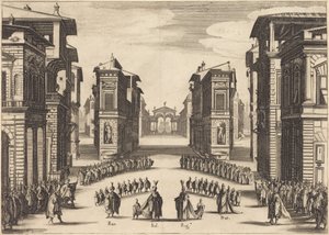 Il Solimano, Act II by Jacques Callot