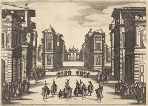 Il Solimano, Act IV by Jacques Callot