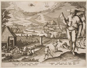 June, from the Series “The Months” by Jacques Callot
