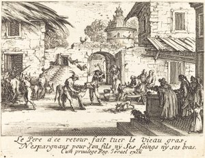 Killing the Fatted Calf by Jacques Callot