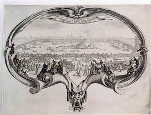 Nautical Jousts on the Arno in Florence on 25 July 1619 by Jacques Callot