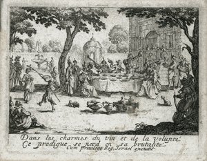 The Life of the Prodigal Son by Jacques Callot