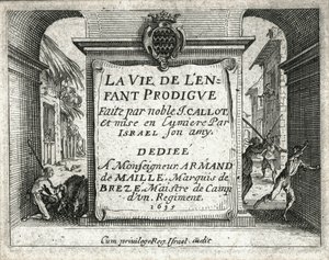 The Life of the Prodigal Son (engraving) by Jacques Callot