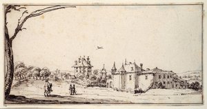 La Vieille et la Neuve Malgrange by Jacques Callot