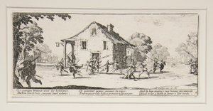 The Marauder, plate 4 from the series The Great Miseries of War by Jacques Callot